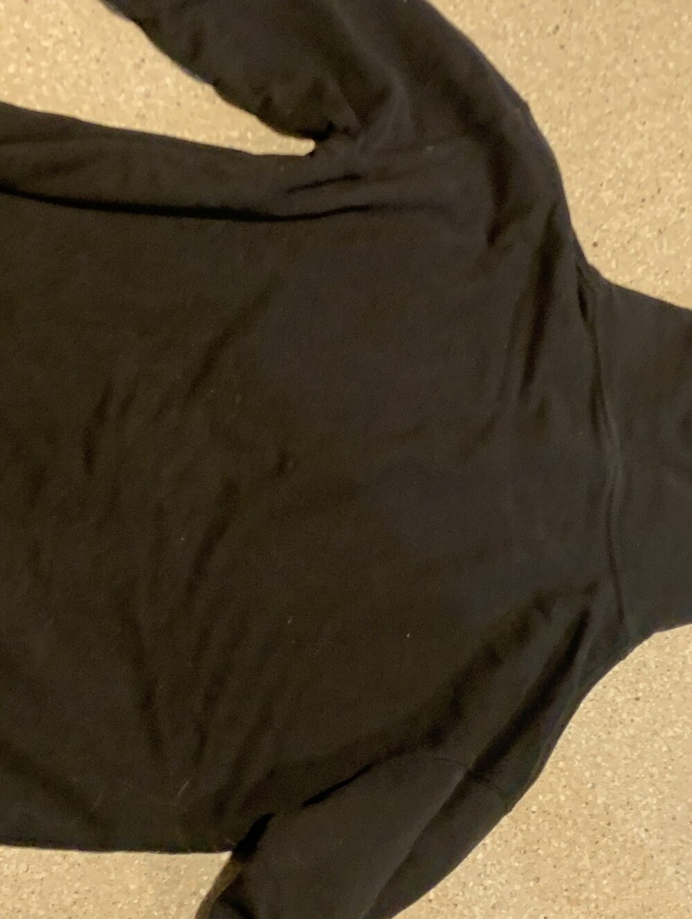 #719 Black Hoodie with Pink Dog Outline - Picture 5 of 5